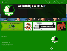 Tablet Screenshot of cvvbefair.com